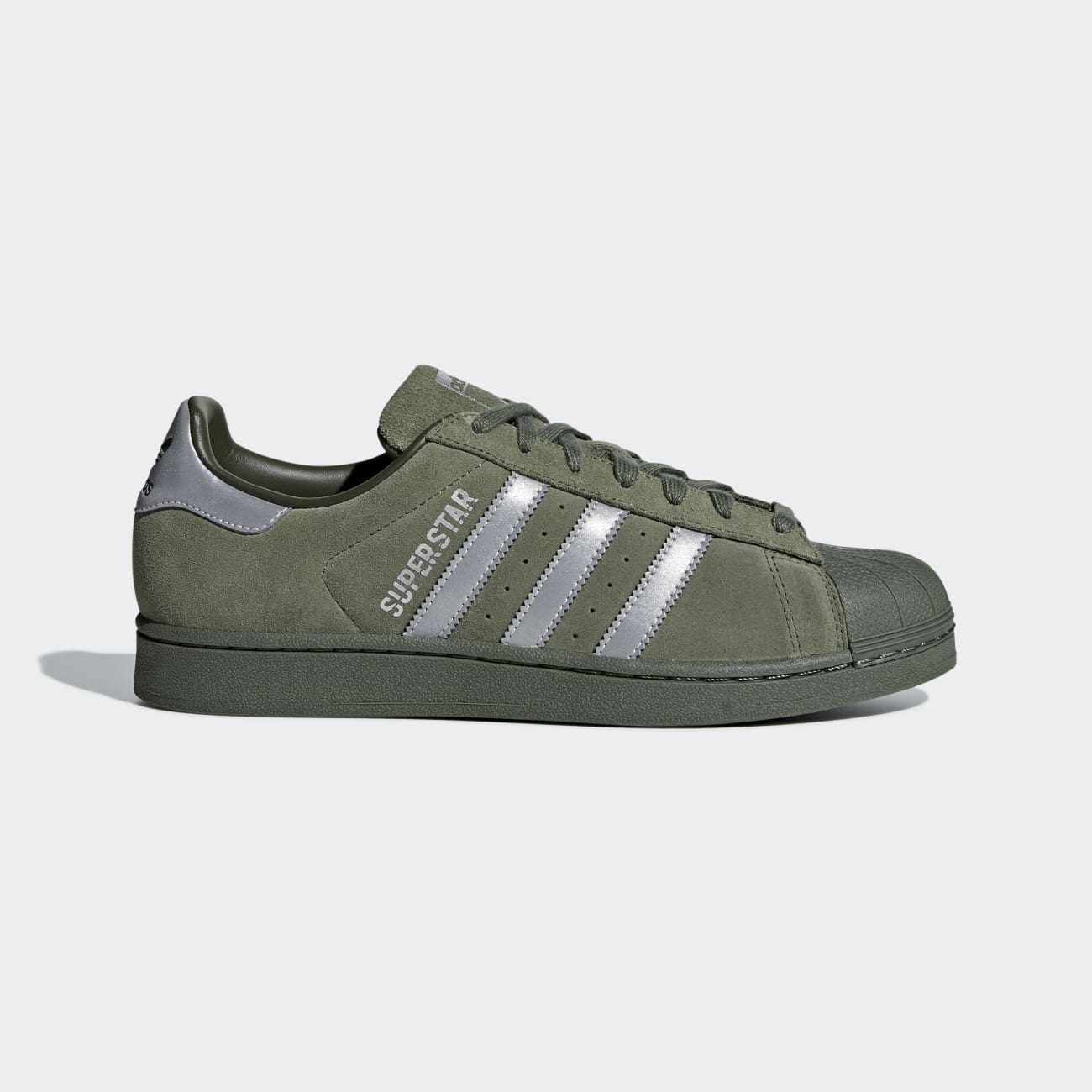 Adidas Superstar Férfi Utcai Cipő - Zöld [D38361]